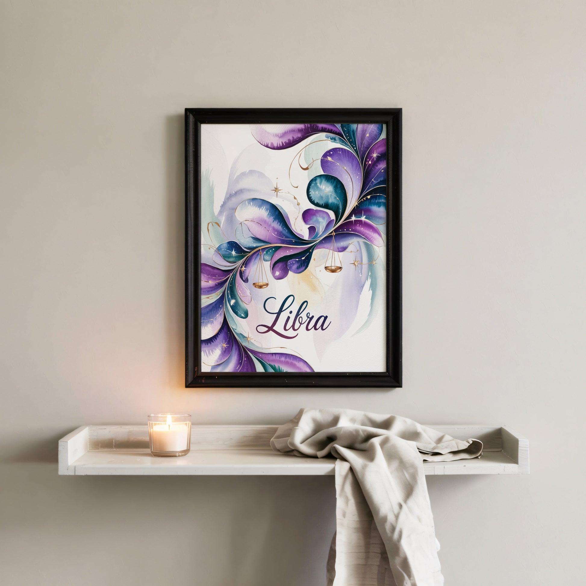 Aisle29 Posters Libra Scales In Motion Wall Art