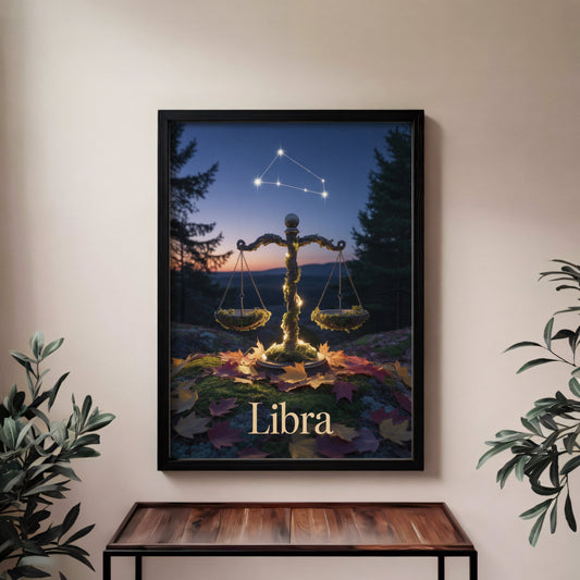 Aisle29 Posters Libra Serene Wall Art