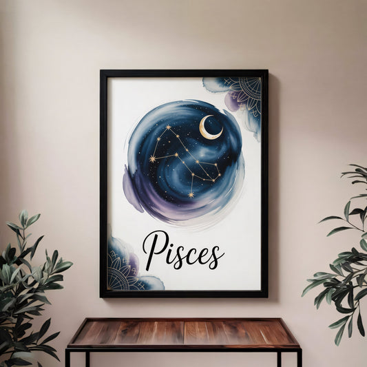 Aisle29 Posters Pisces Core Wall Art