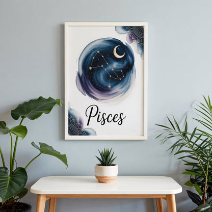 Aisle29 Posters Pisces Core Wall Art