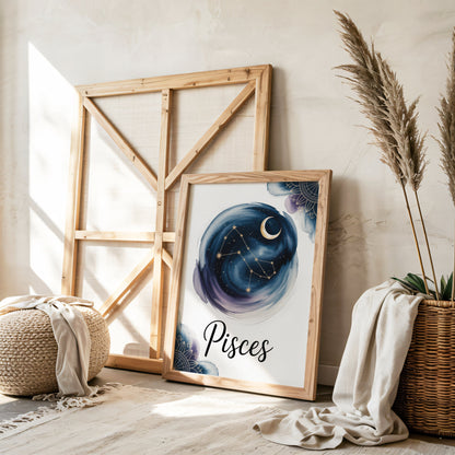 Aisle29 Posters Pisces Core Wall Art