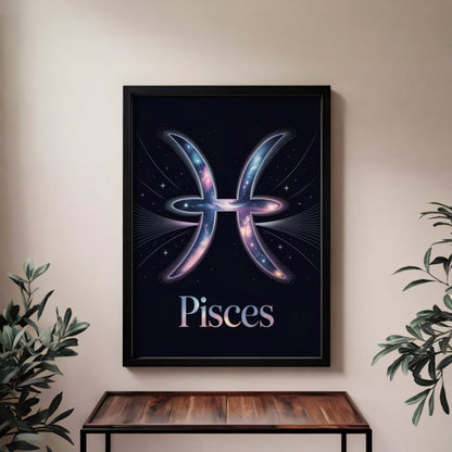 Aisle29 Posters Pisces Cosmic Wall Art
