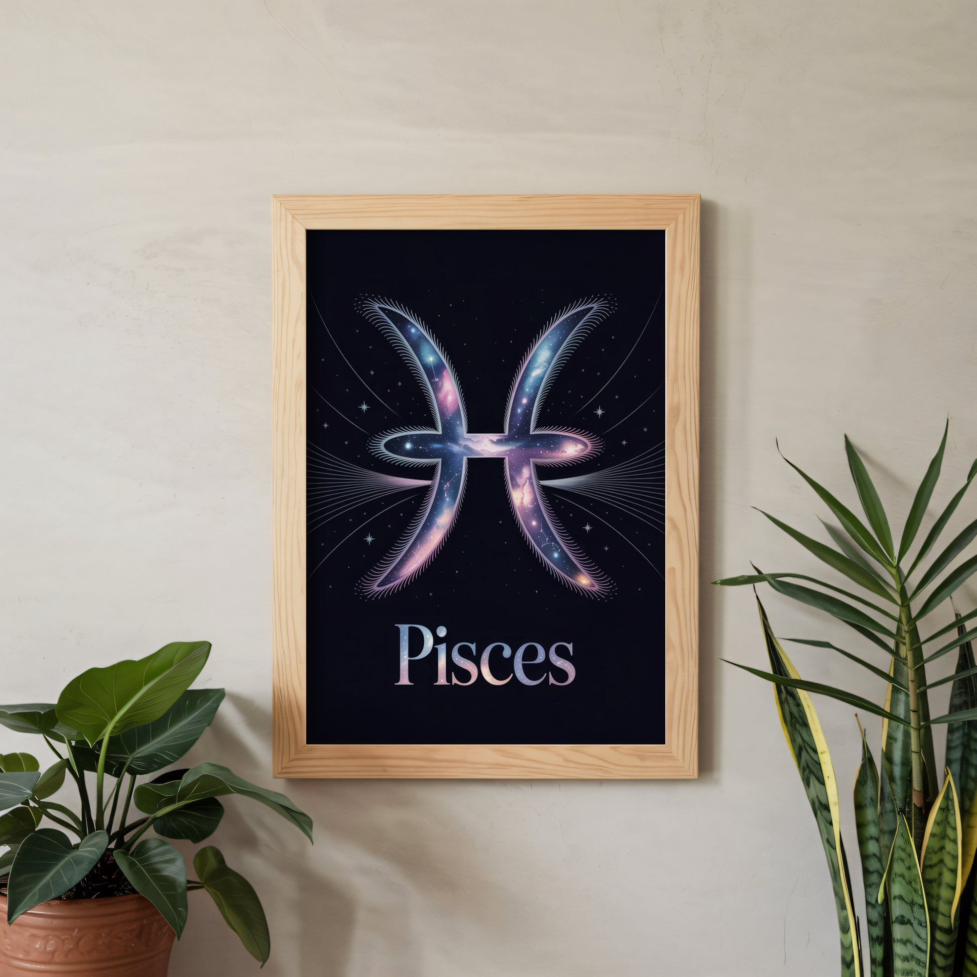 Aisle29 Posters Pisces Cosmic Wall Art