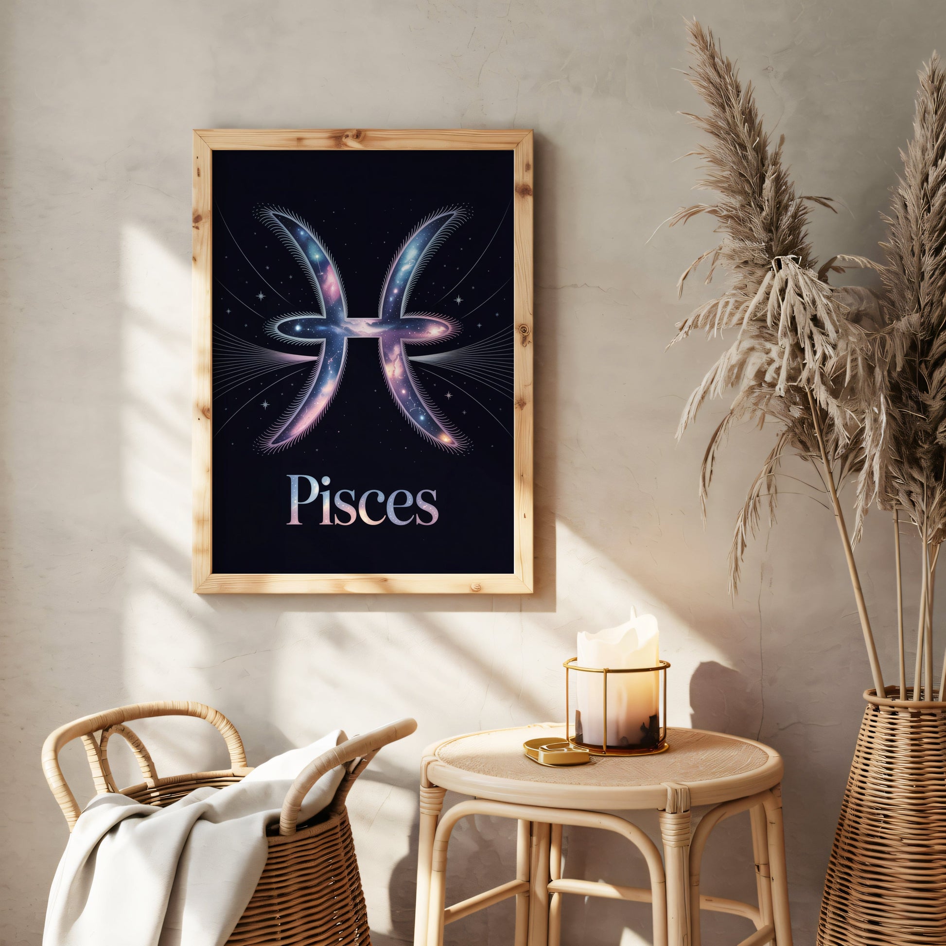 Aisle29 Posters Pisces Cosmic Wall Art