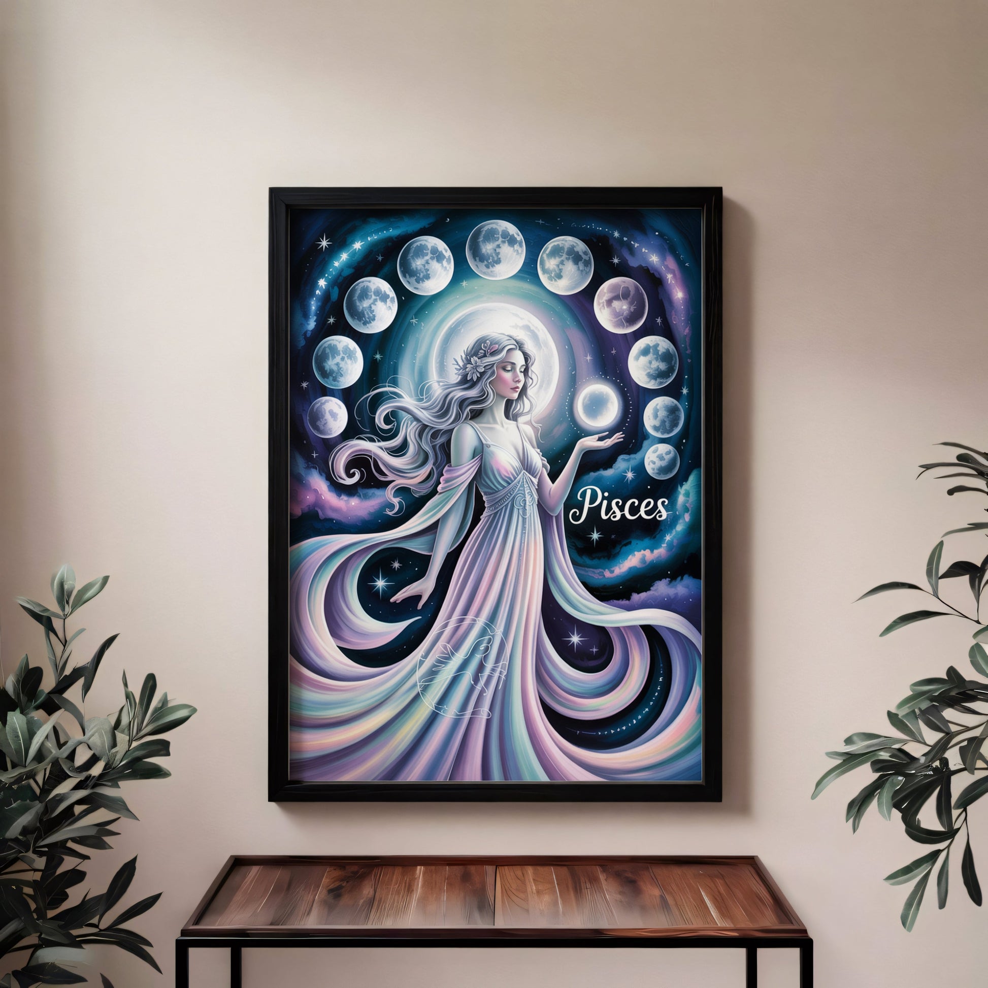 Aisle29 Posters Pisces Cosmic Wall Art