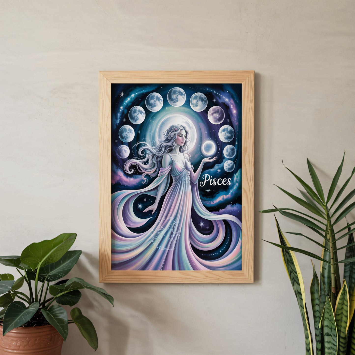 Aisle29 Posters Pisces Cosmic Wall Art