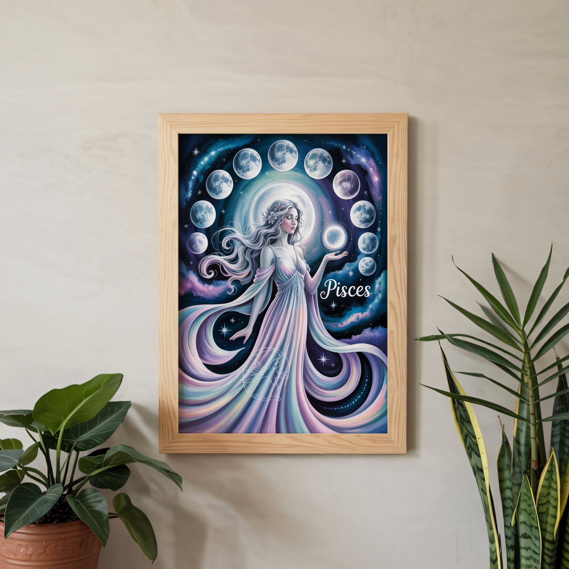 Aisle29 Posters Pisces Cosmic Wall Art