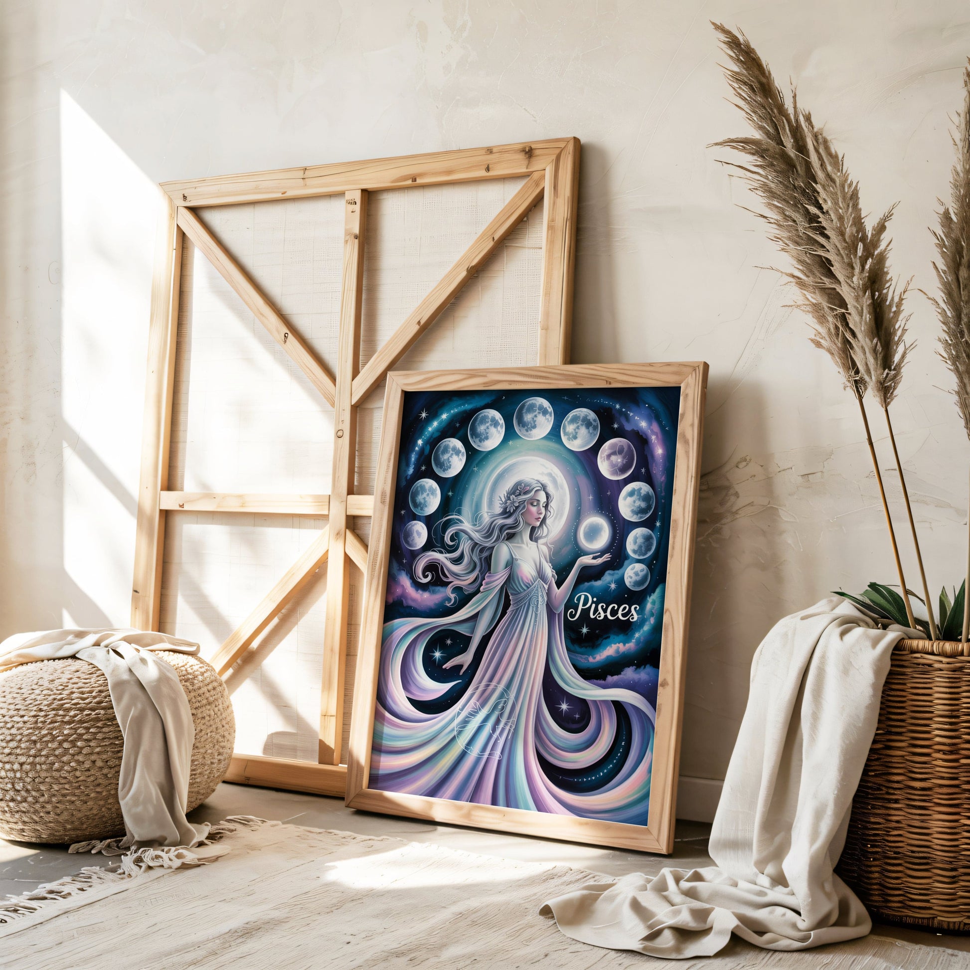 Aisle29 Posters Pisces Cosmic Wall Art