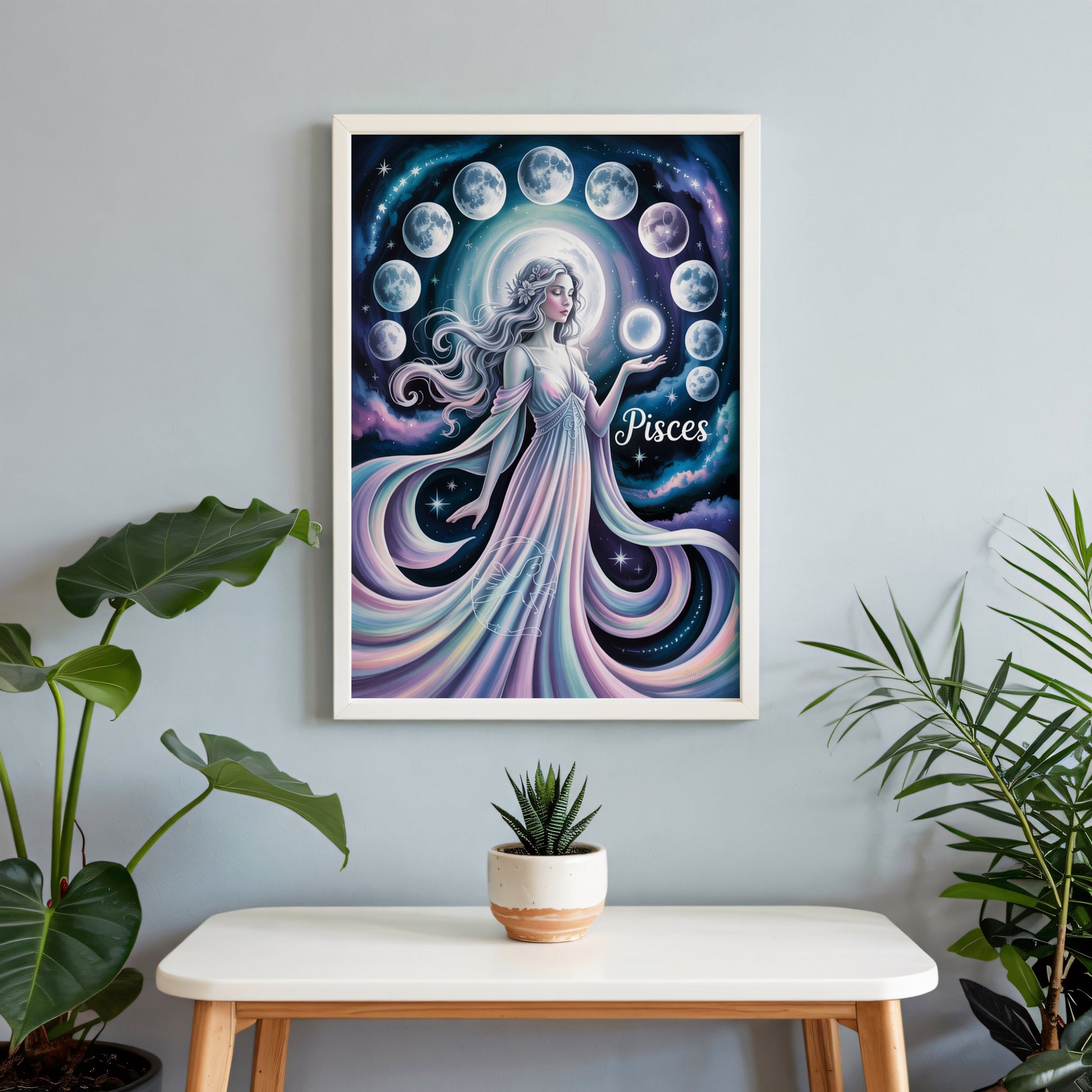 Aisle29 Posters Pisces Cosmic Wall Art