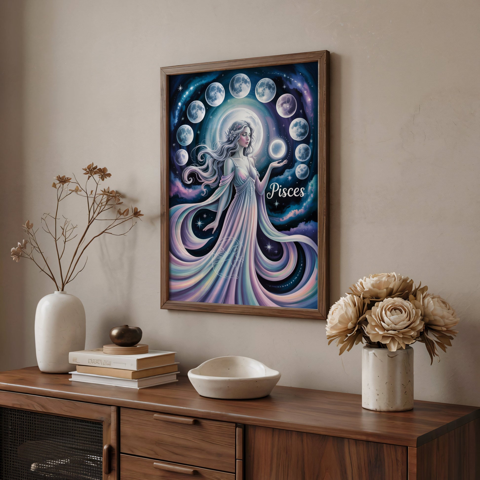 Aisle29 Posters Pisces Cosmic Wall Art