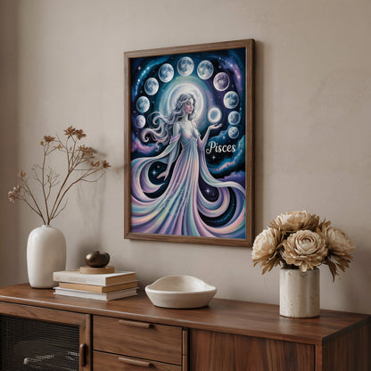Aisle29 Posters Pisces Cosmic Wall Art