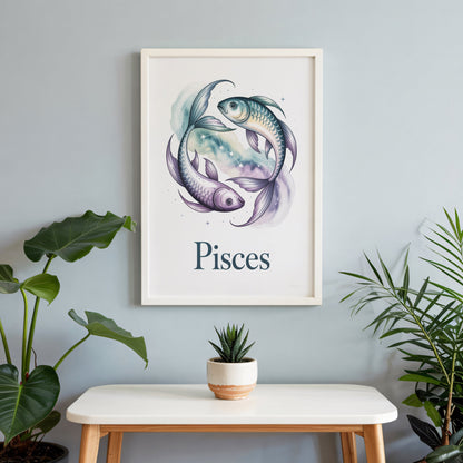 Aisle29 Posters Pisces Earth Wall Art