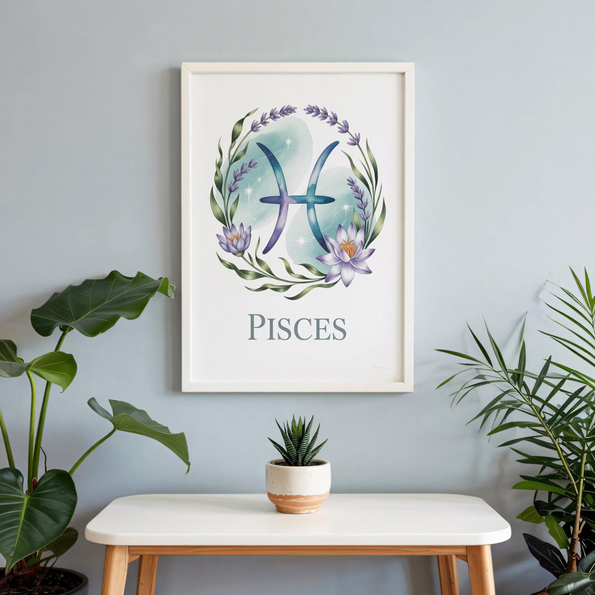 Aisle29 Posters Pisces Intricate Wall Art