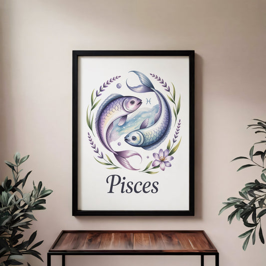 Aisle29 Posters Pisces Life Wall Art
