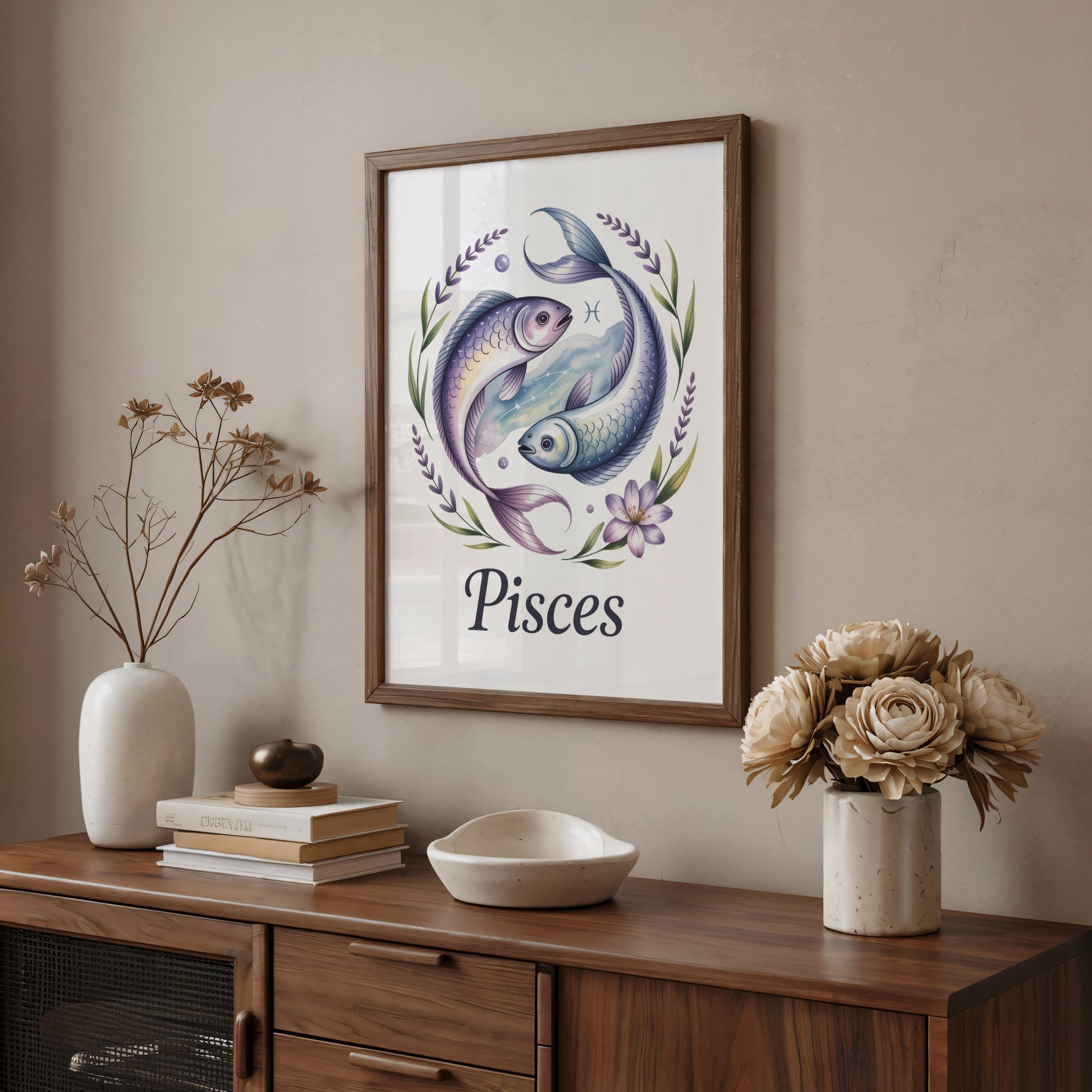 Aisle29 Posters Pisces Life Wall Art