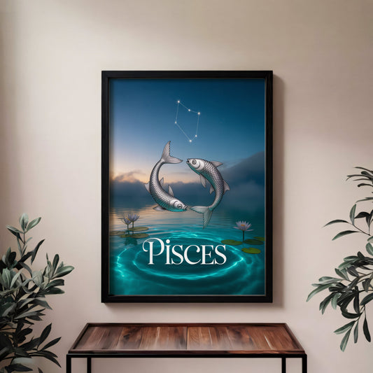 Aisle29 Posters Pisces Serene Wall Art