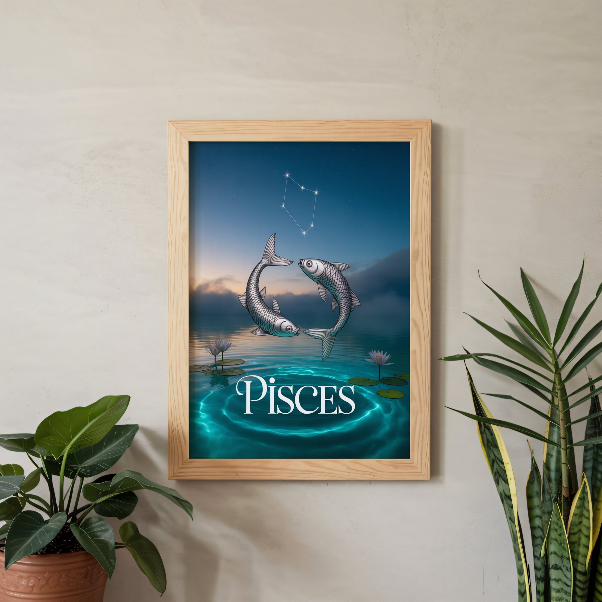 Aisle29 Posters Pisces Serene Wall Art
