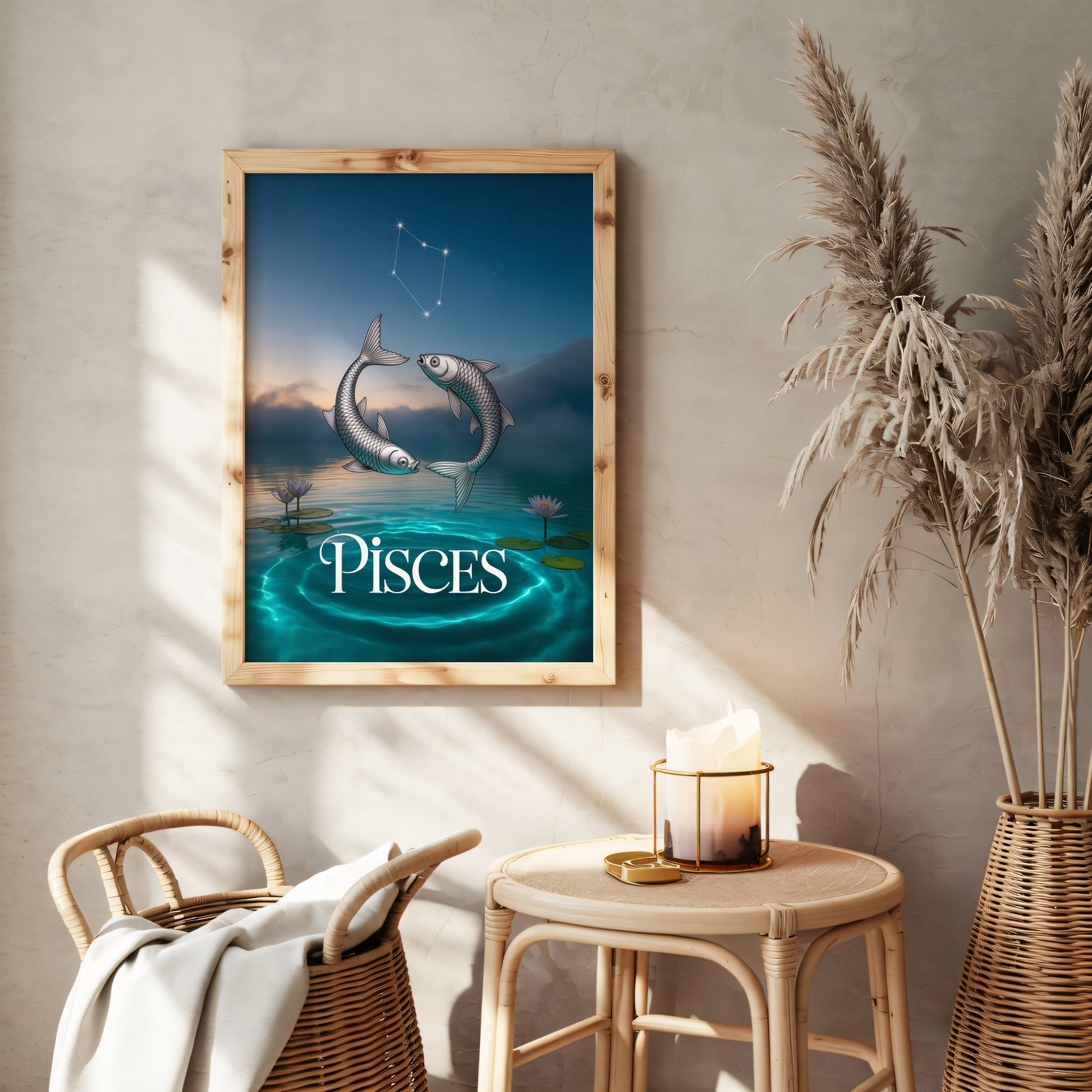 Aisle29 Posters Pisces Serene Wall Art