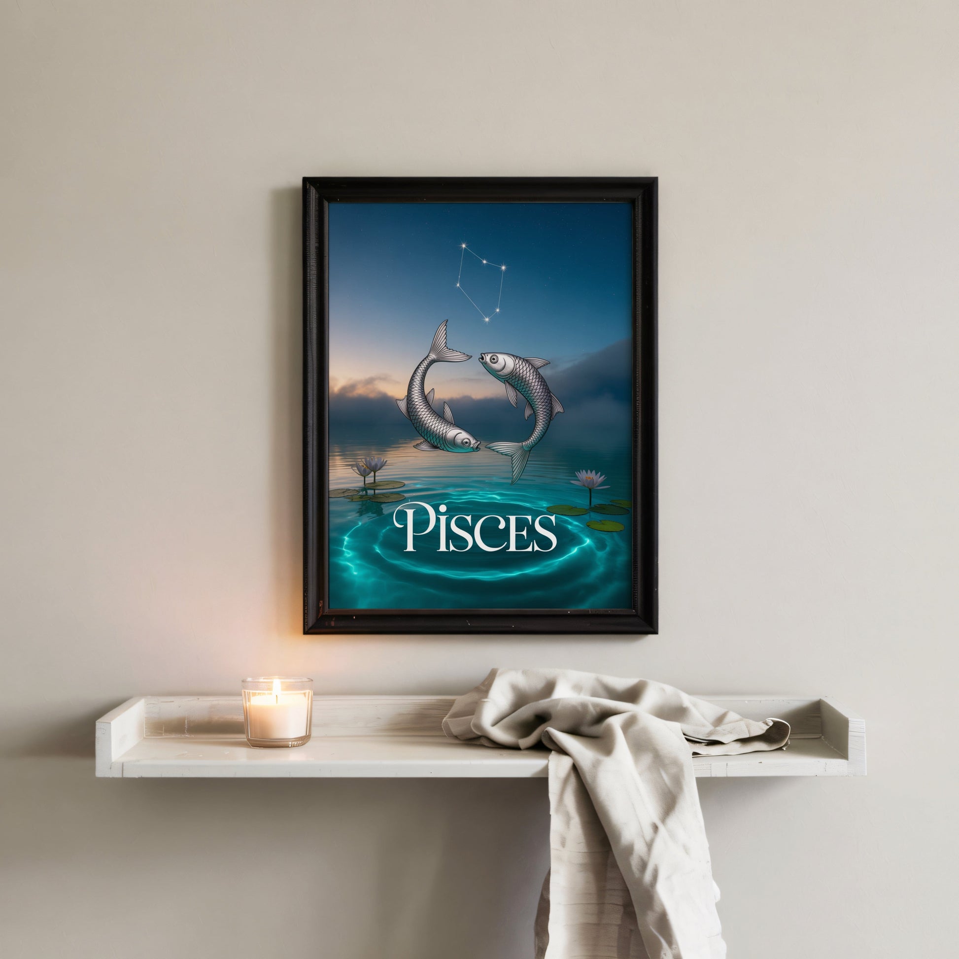 Aisle29 Posters Pisces Serene Wall Art