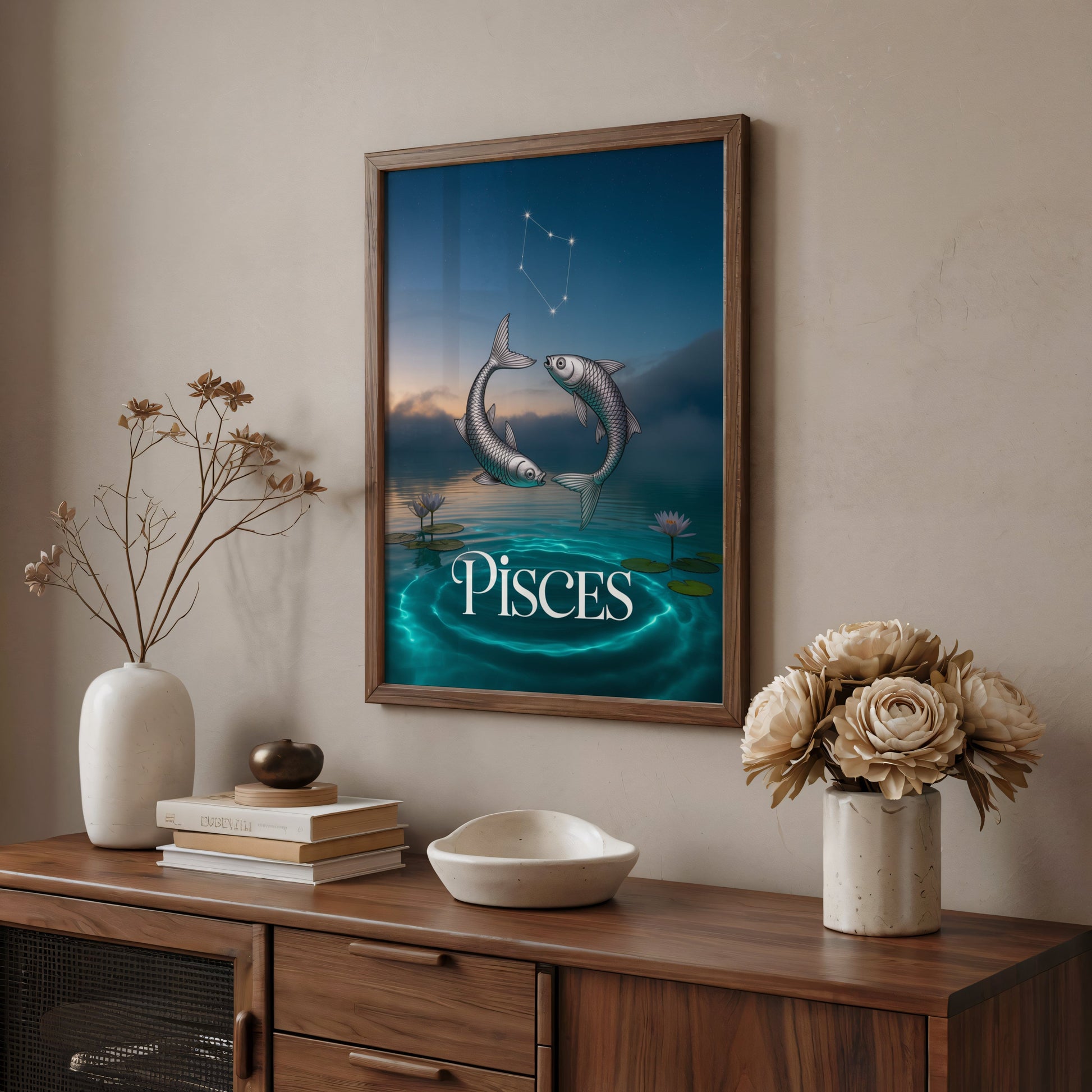 Aisle29 Posters Pisces Serene Wall Art