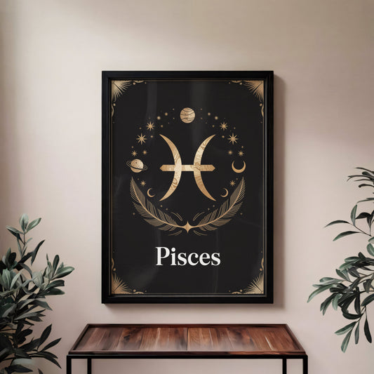 Aisle29 Posters Pisces Strong Wall Art