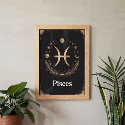 Aisle29 Posters Pisces Strong Wall Art