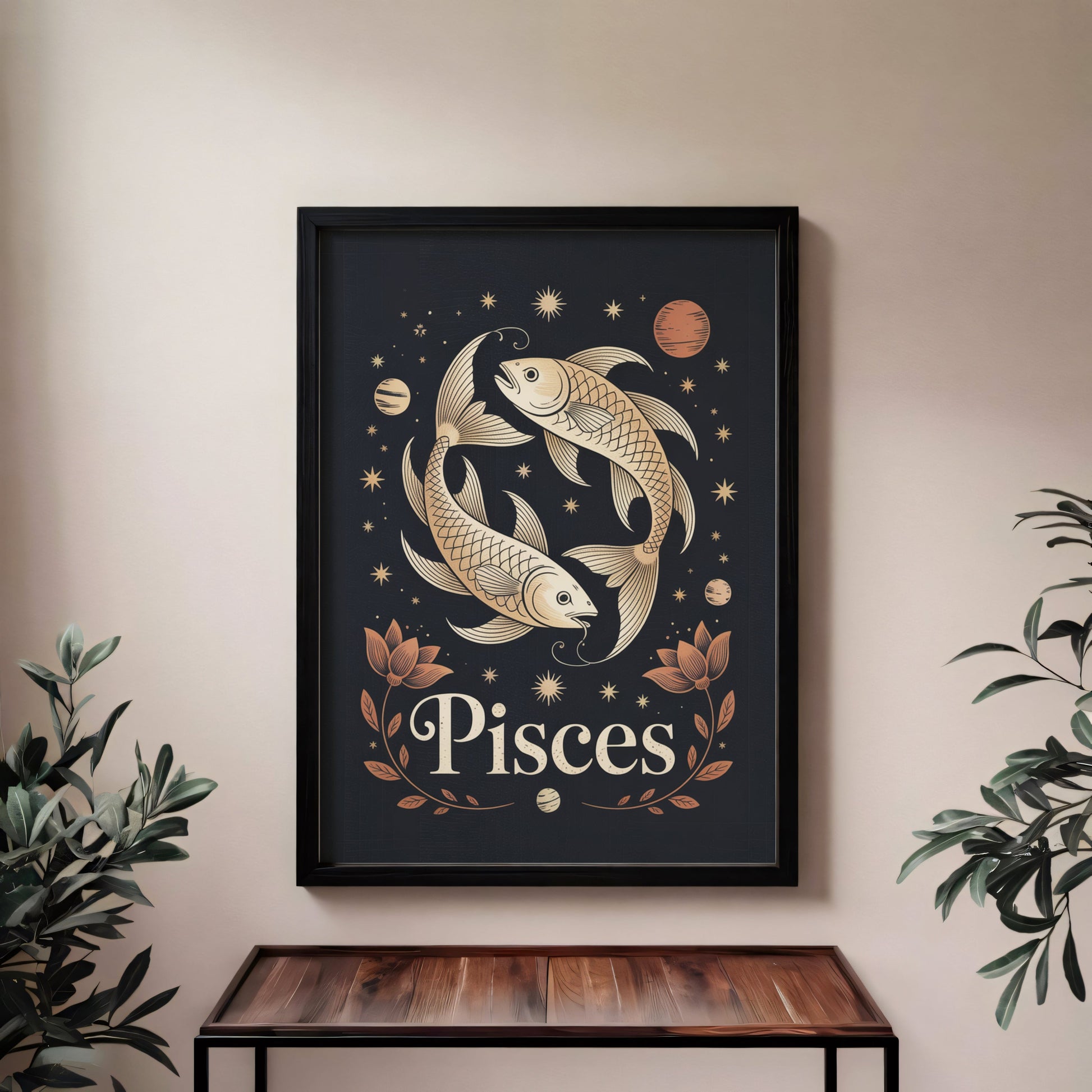 Aisle29 Posters Pisces Subtle Wall Art