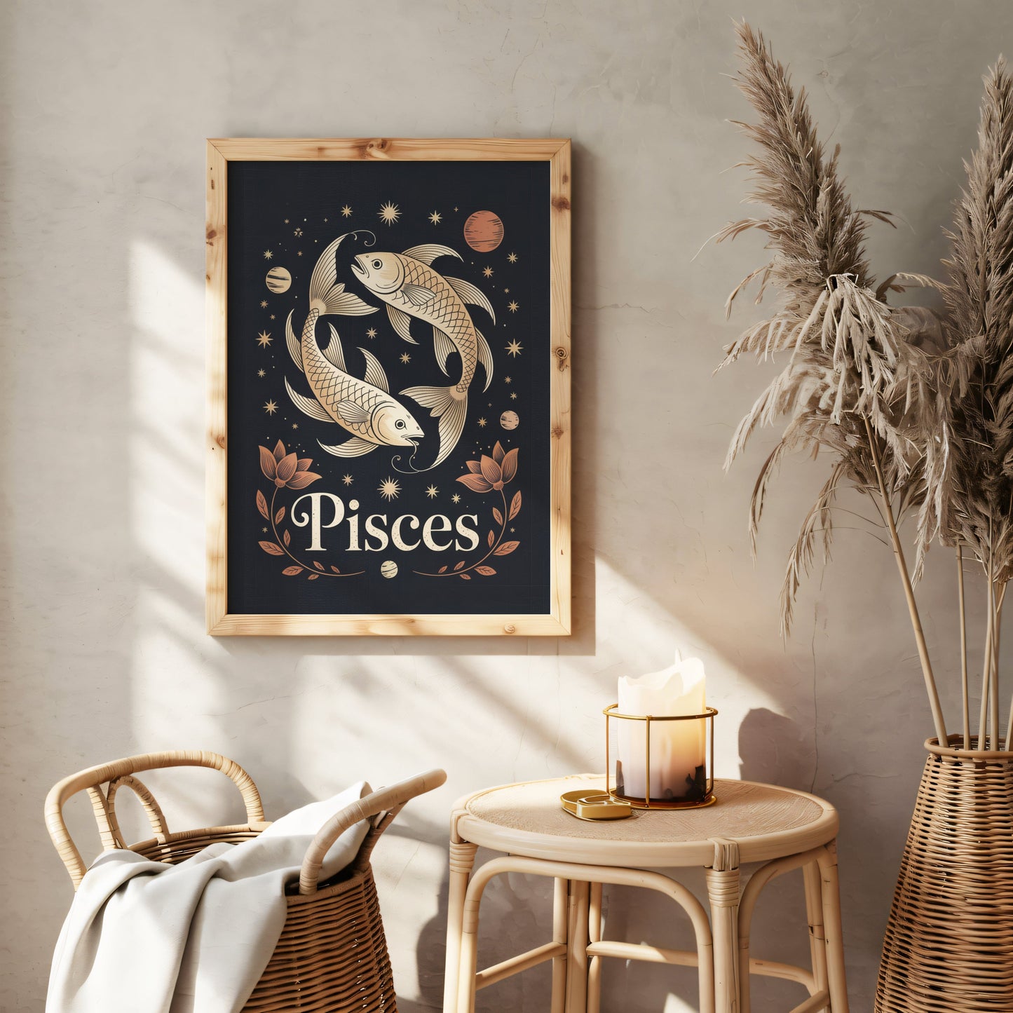 Aisle29 Posters Pisces Subtle Wall Art
