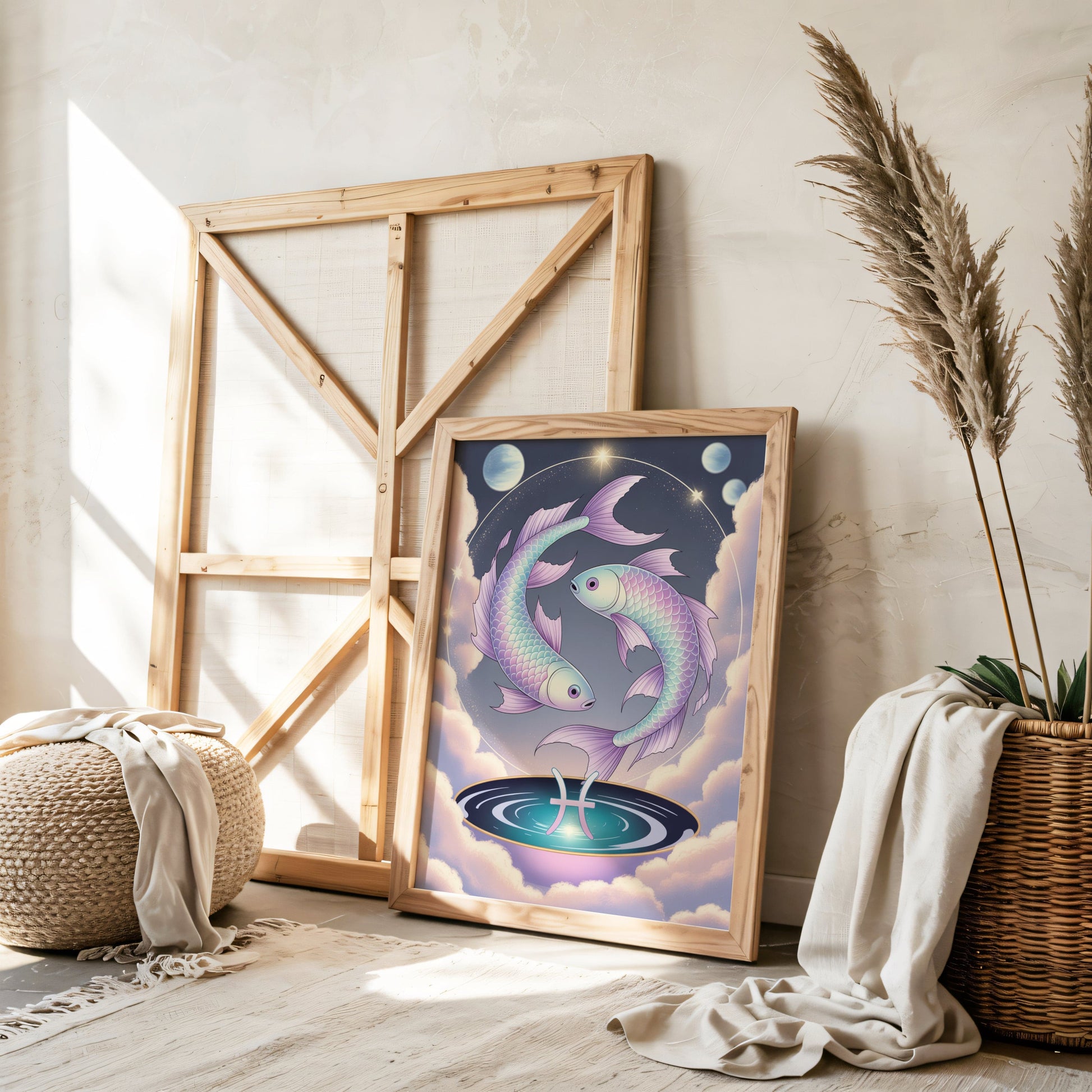 Aisle29 Posters Pisces Vibrant Wall Art