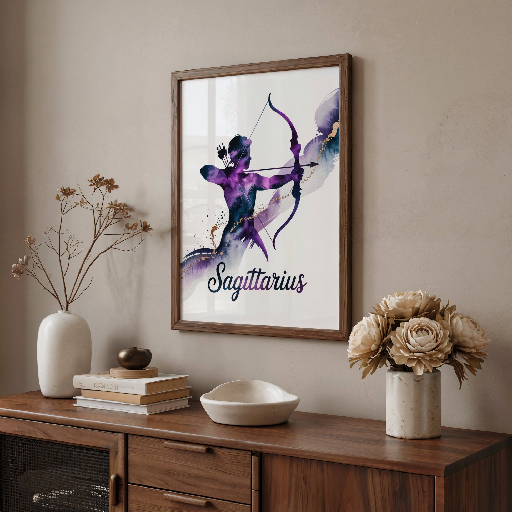 Aisle29 Posters Sagittarius Aiming Archer Wall Art