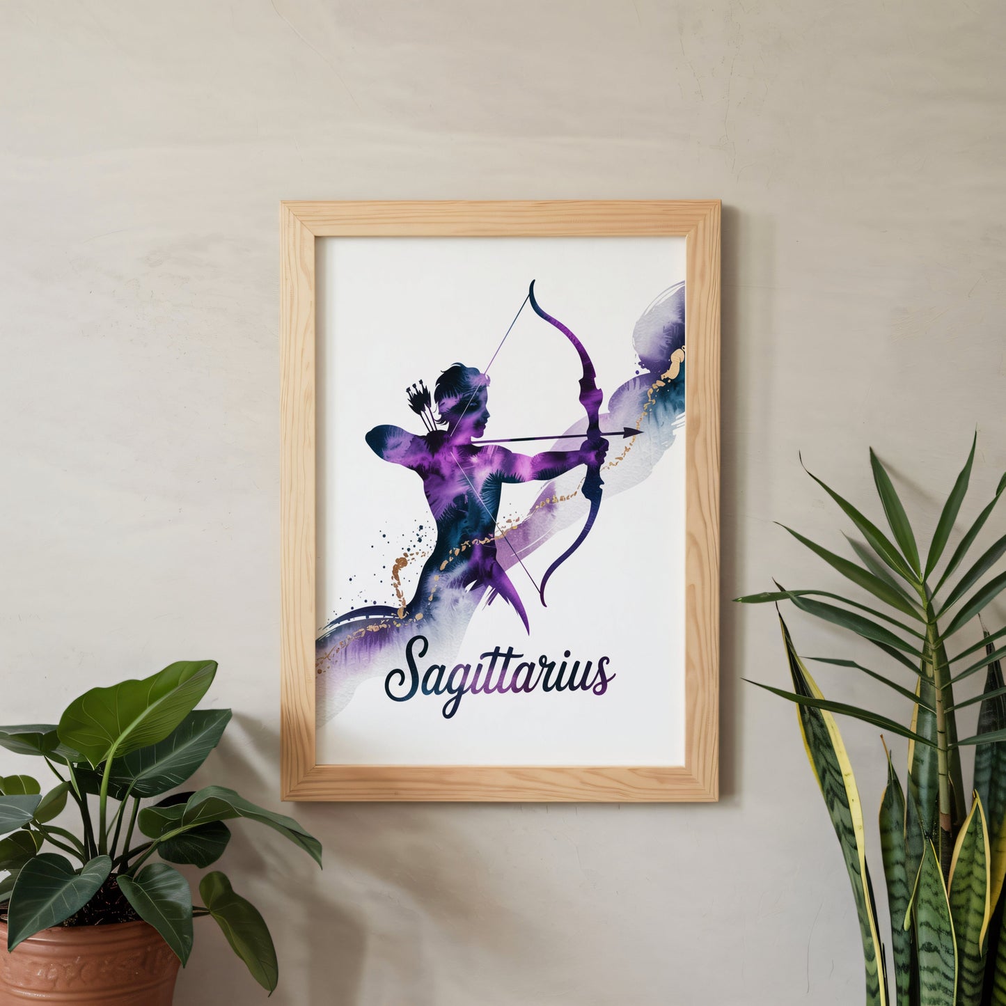 Aisle29 Posters Sagittarius Aiming Archer Wall Art