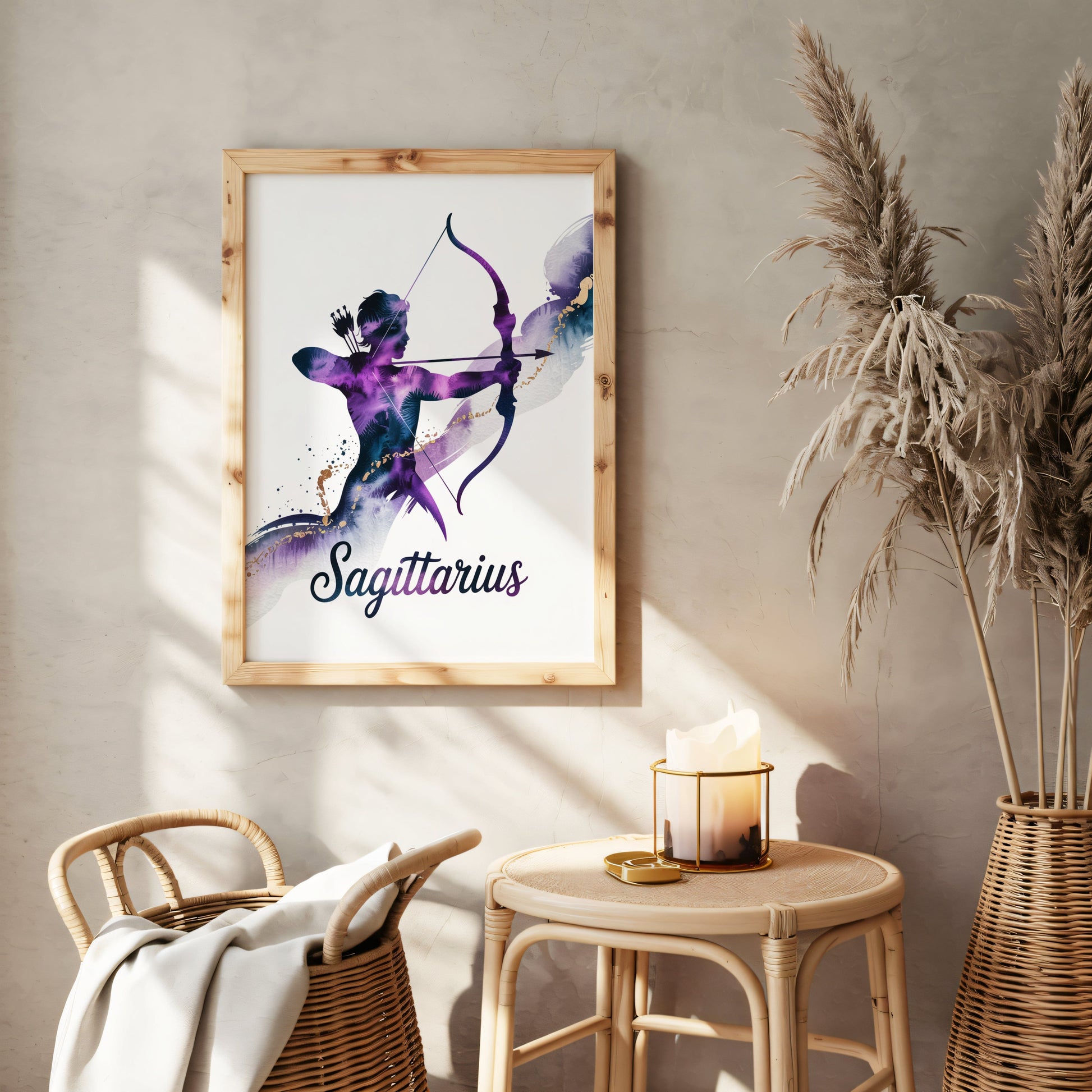 Aisle29 Posters Sagittarius Aiming Archer Wall Art