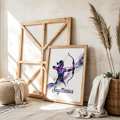 Aisle29 Posters Sagittarius Aiming Archer Wall Art