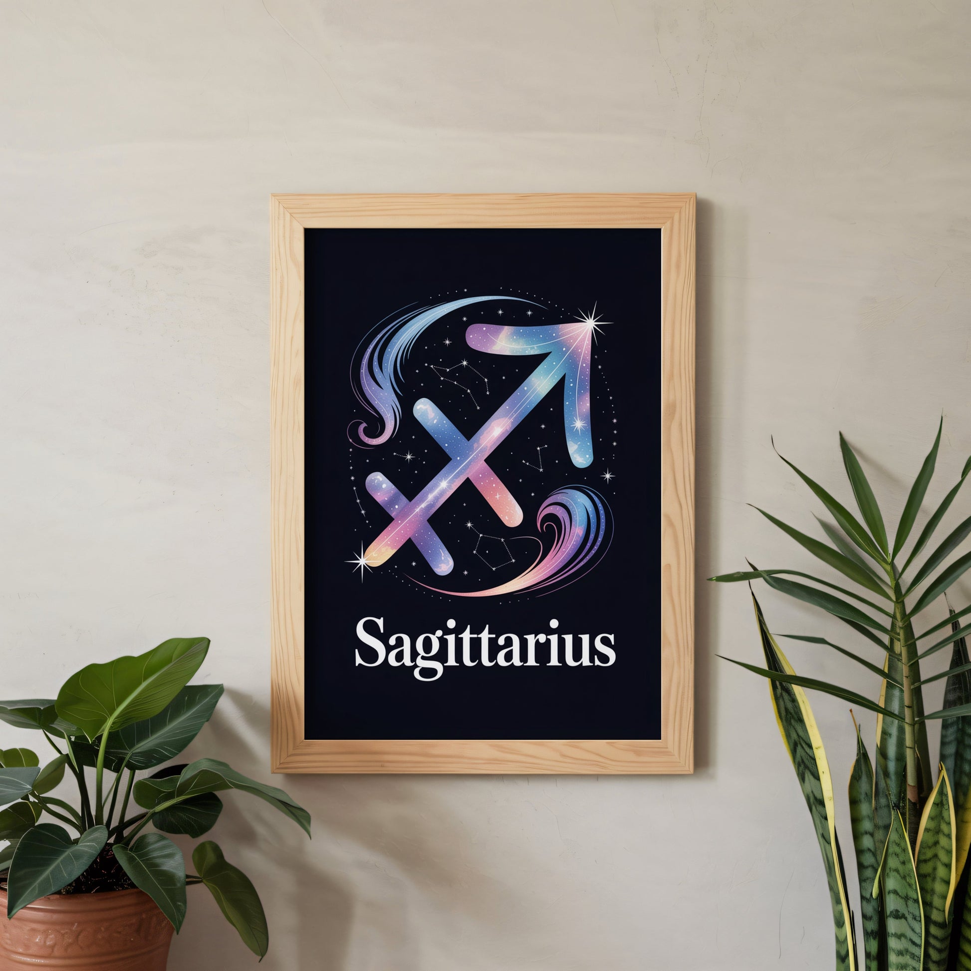 Aisle29 Posters Sagittarius Cosmic Wall Art