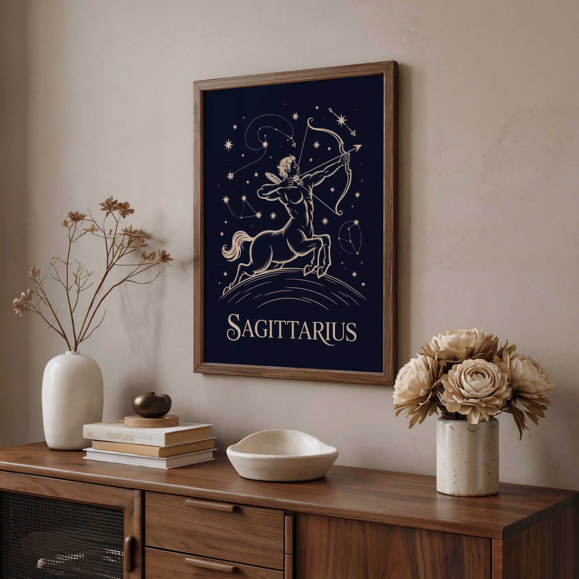 Aisle29 Posters Sagittarius Night Wall Art