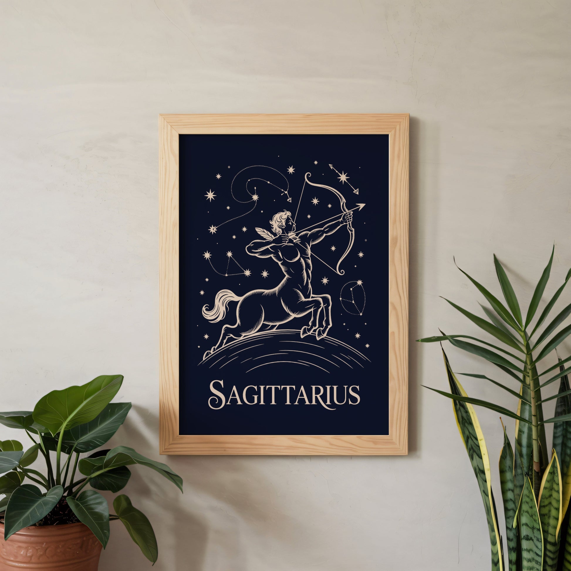 Aisle29 Posters Sagittarius Night Wall Art