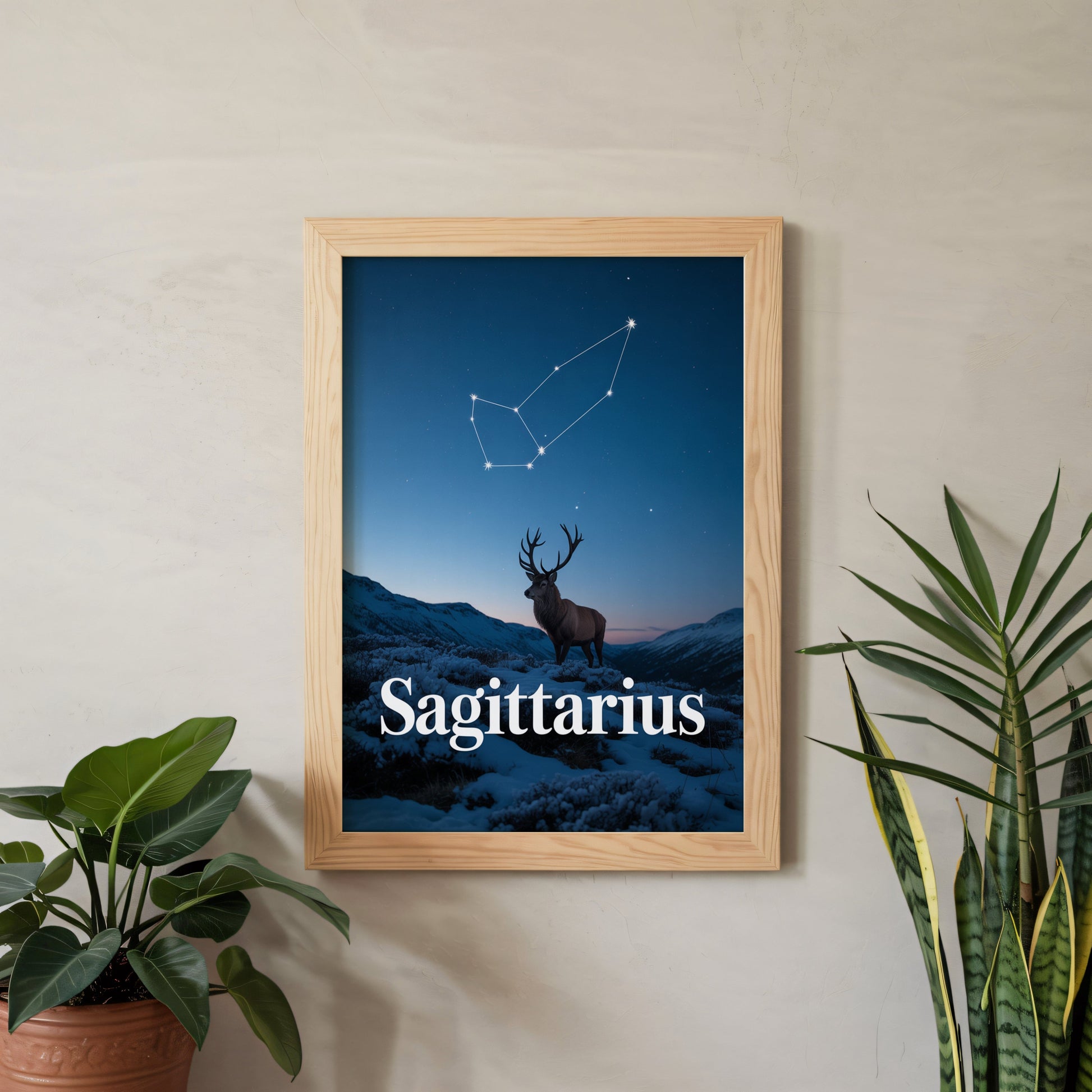 Aisle29 Posters Sagittarius Serene Wall Art