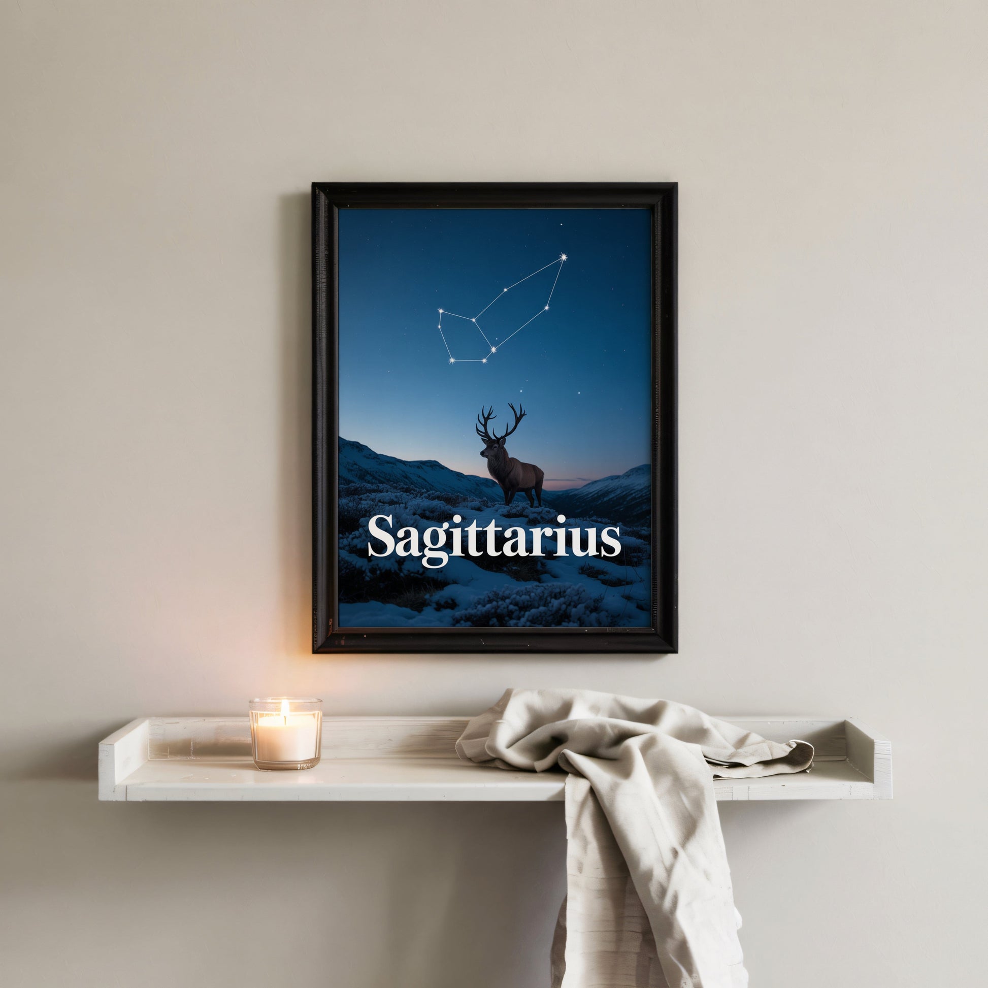 Aisle29 Posters Sagittarius Serene Wall Art