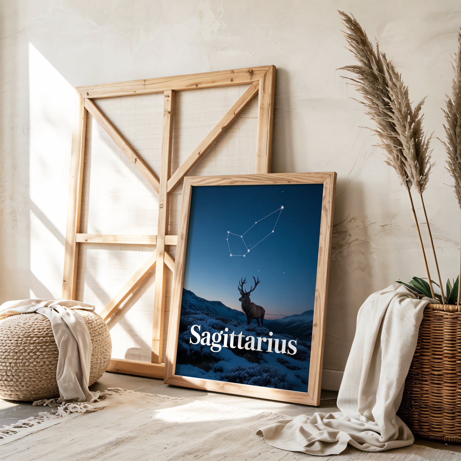 Aisle29 Posters Sagittarius Serene Wall Art