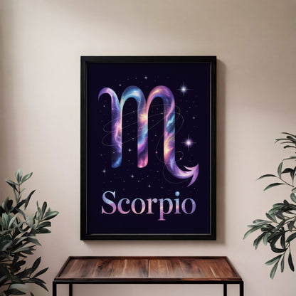 Aisle29 Posters Scorpio Cosmic Wall Art