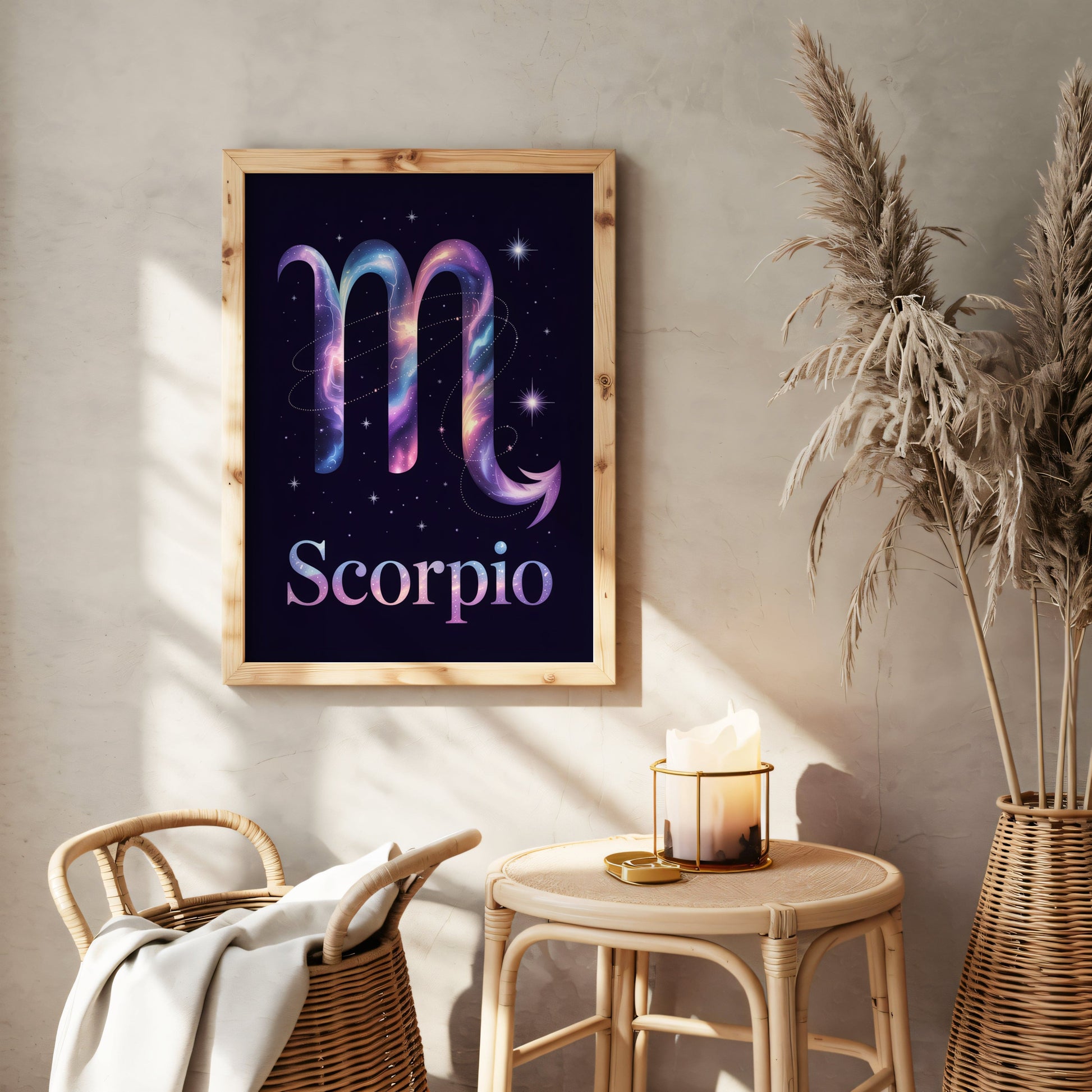 Aisle29 Posters Scorpio Cosmic Wall Art