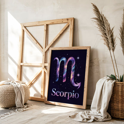Aisle29 Posters Scorpio Cosmic Wall Art