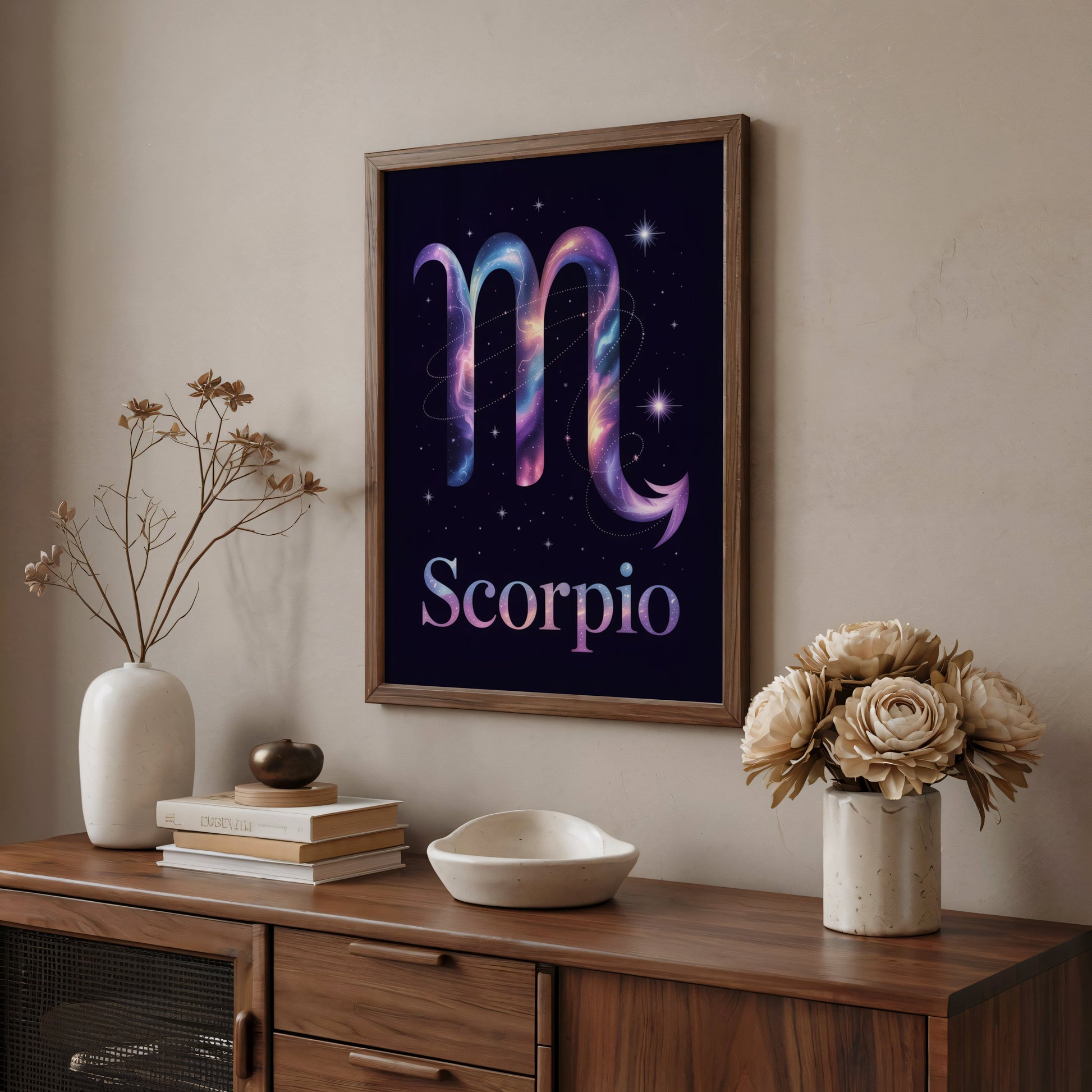 Aisle29 Posters Scorpio Cosmic Wall Art
