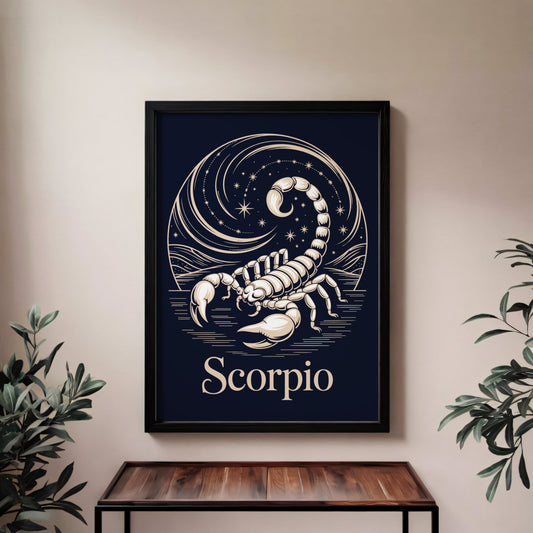 Aisle29 Posters Scorpio Night Wall Art