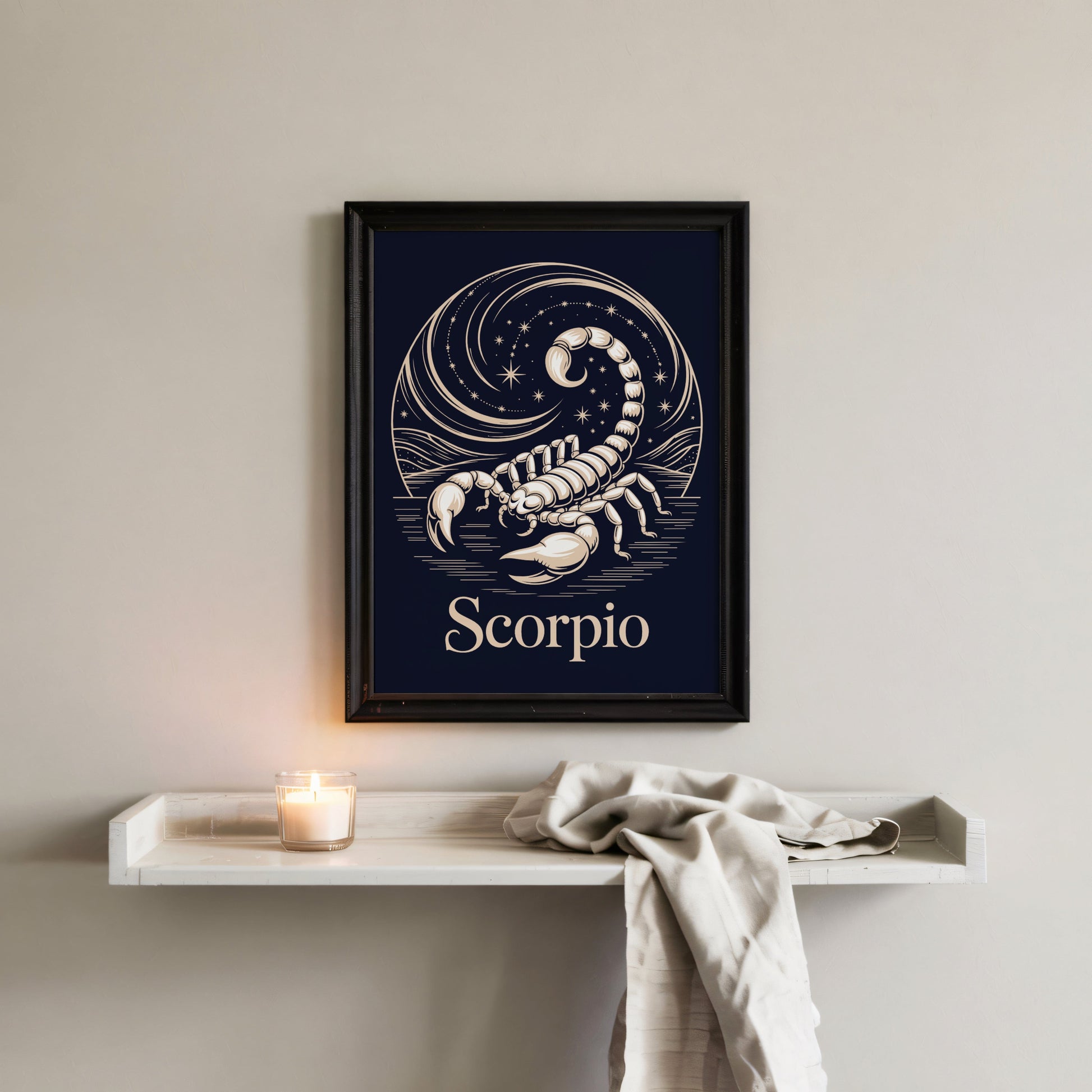 Aisle29 Posters Scorpio Night Wall Art