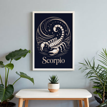 Aisle29 Posters Scorpio Night Wall Art