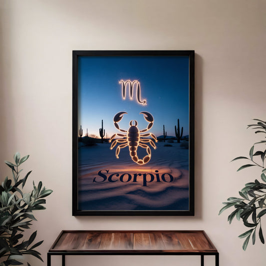 Aisle29 Posters Scorpio Serene Wall Art