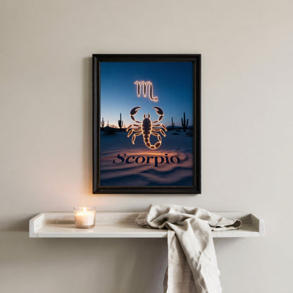 Aisle29 Posters Scorpio Serene Wall Art