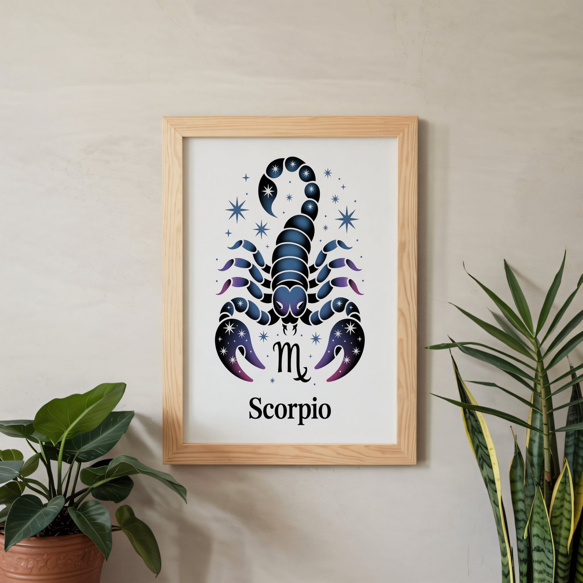 Aisle29 Posters Scorpio Symbol Wall Art