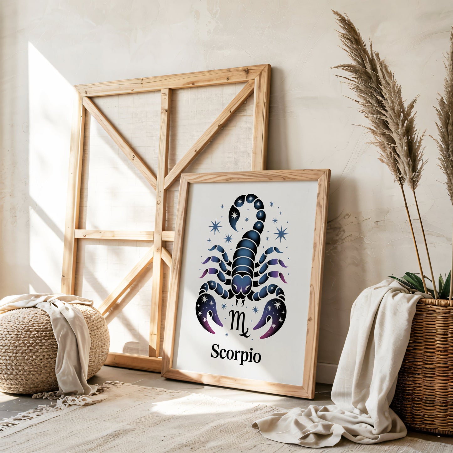 Aisle29 Posters Scorpio Symbol Wall Art